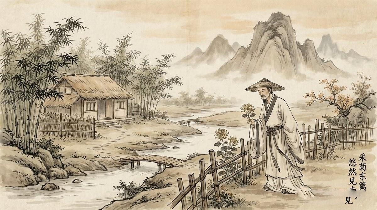 古诗句配图